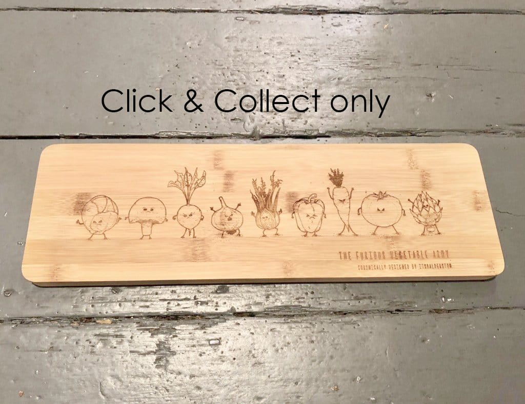 Furious Vegetable bamboo long food board (no handle)
