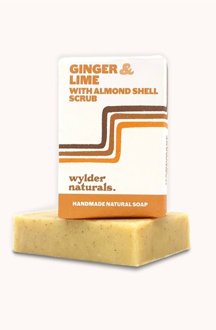 Ginger & Lime with Almond Shell Soap - 115g