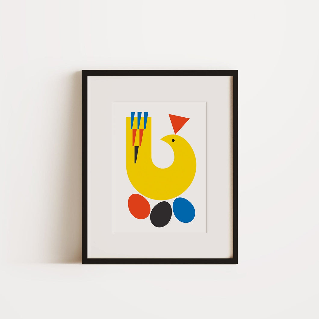 Mum, Bird Print - unframed