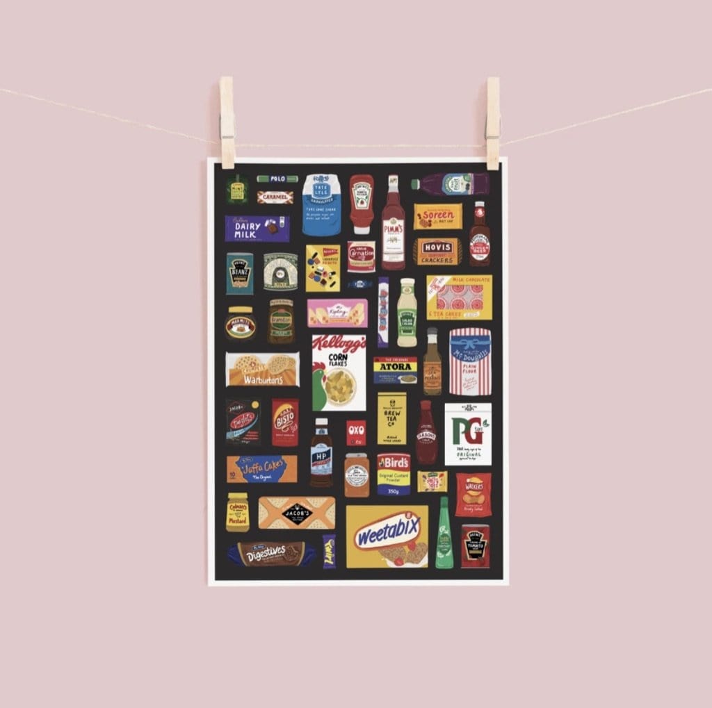 English Larder Print - A3