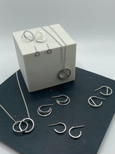 Load image into Gallery viewer, Large Circle Stud Earrings
