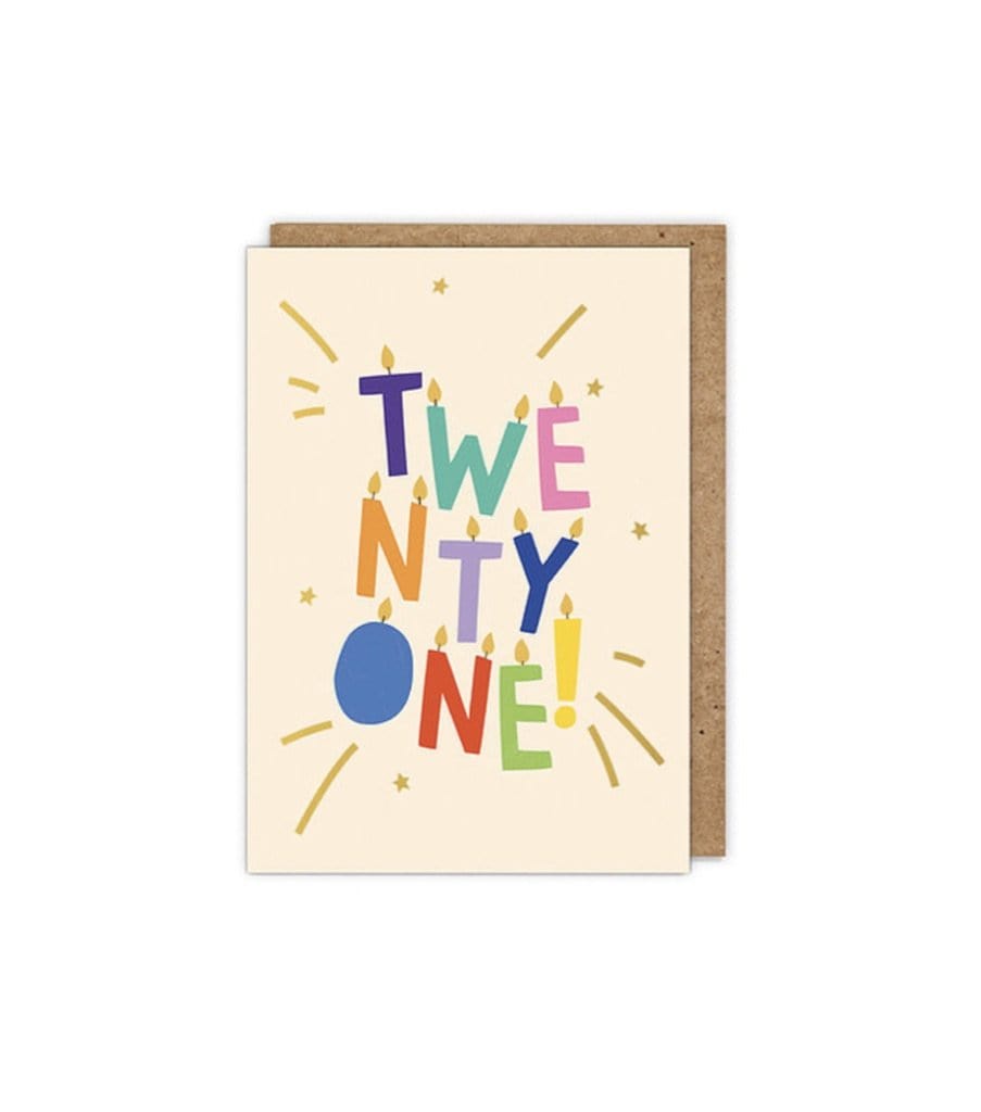 Age 21 Card
