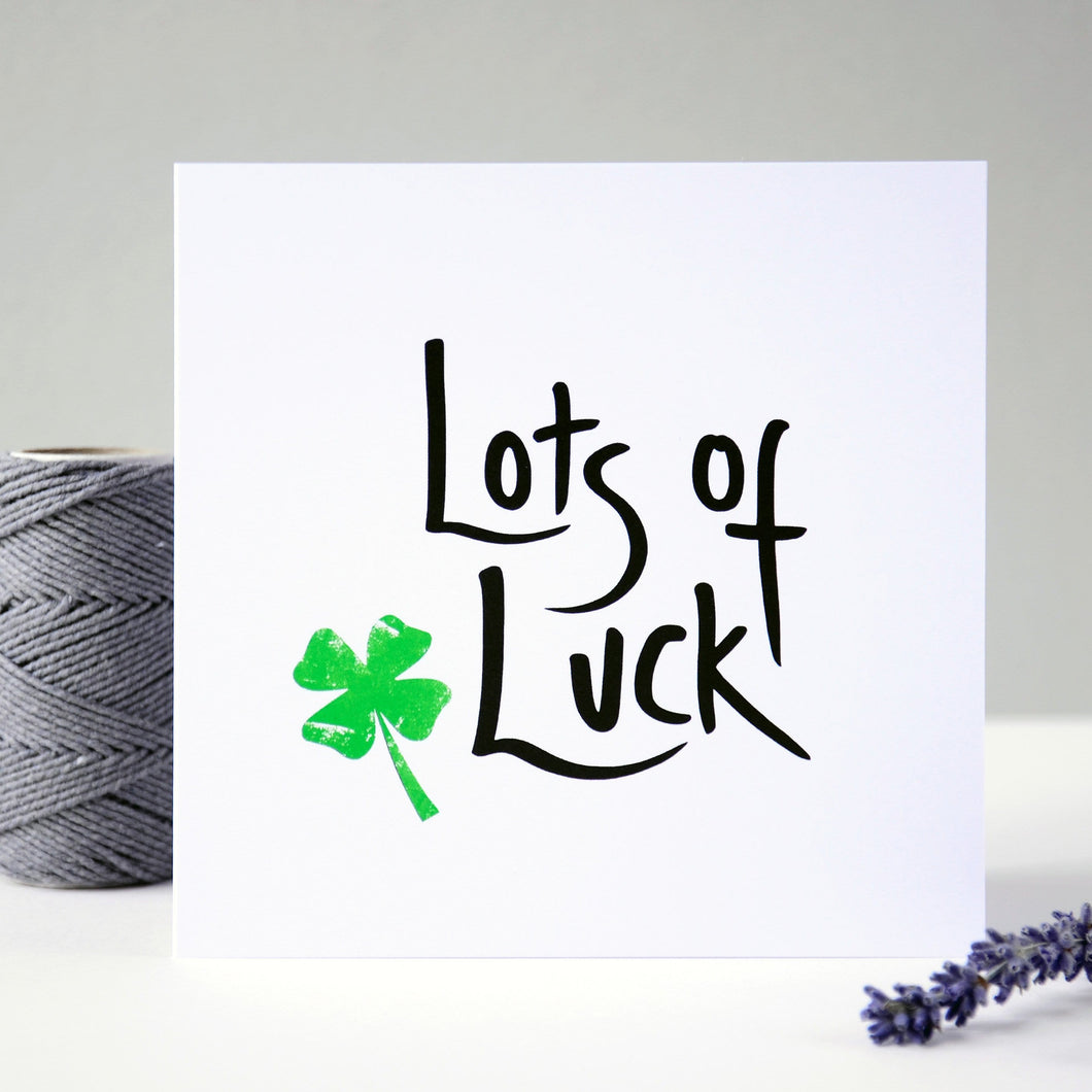 Lots of Luck Card