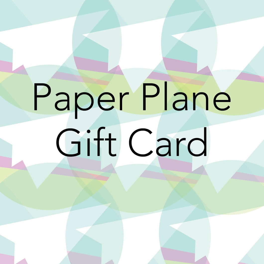 Paper Plane Gift Card