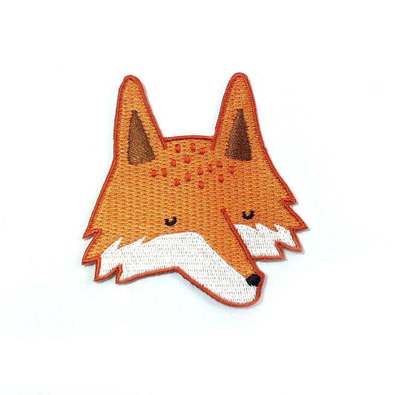 Fox Patch Embroidered Iron-on patch