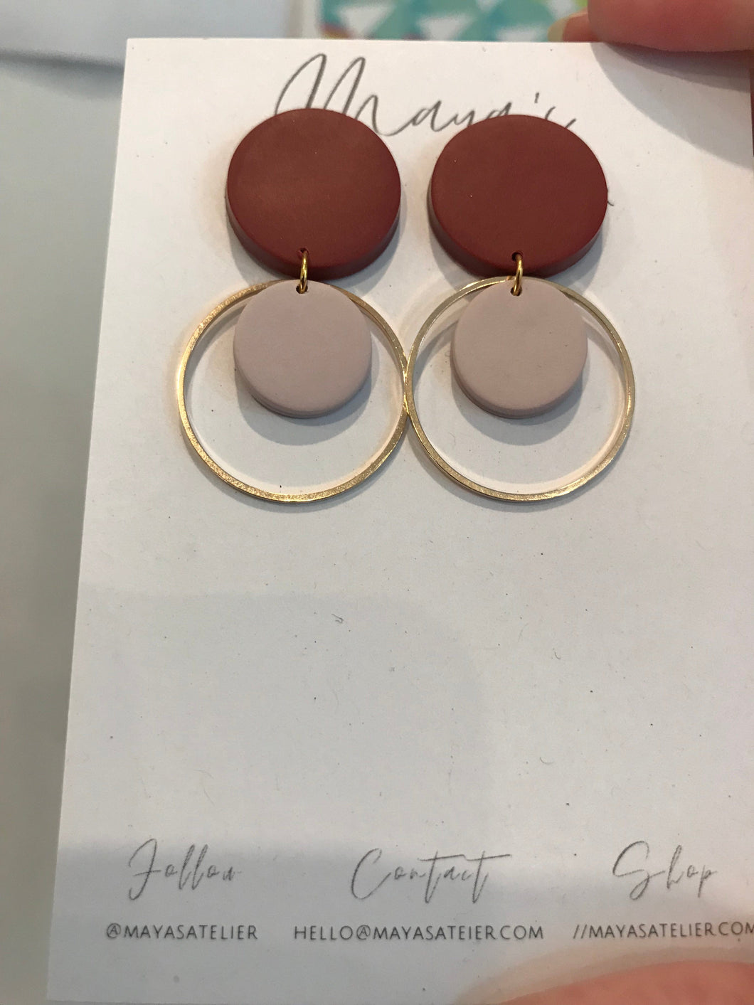 ANGELA: Burgundy and Pink