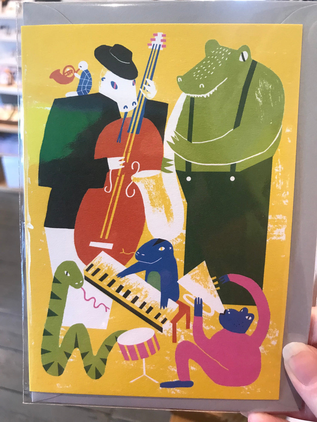 Jazzy Reptiles Card