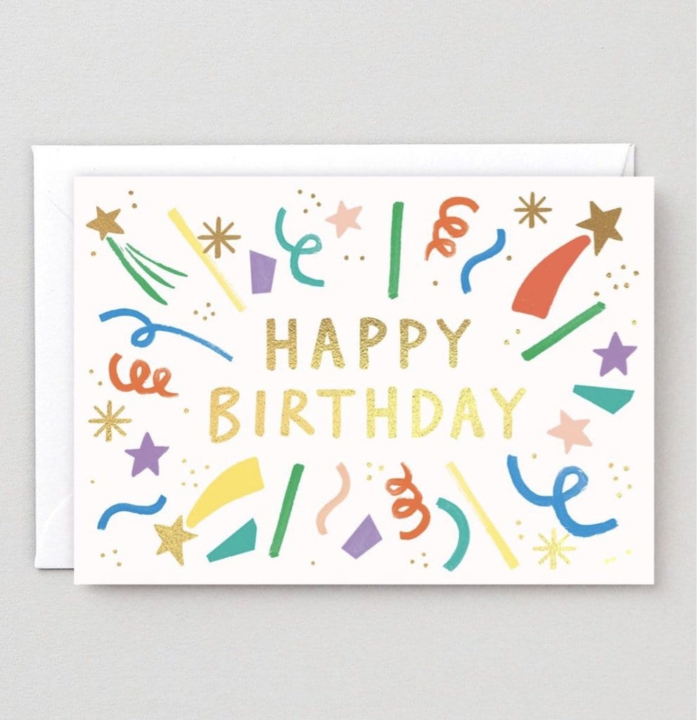 Happy Birthday Burst Card