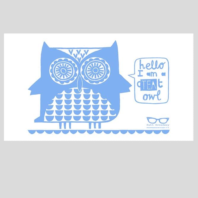 Owl Tea Towel