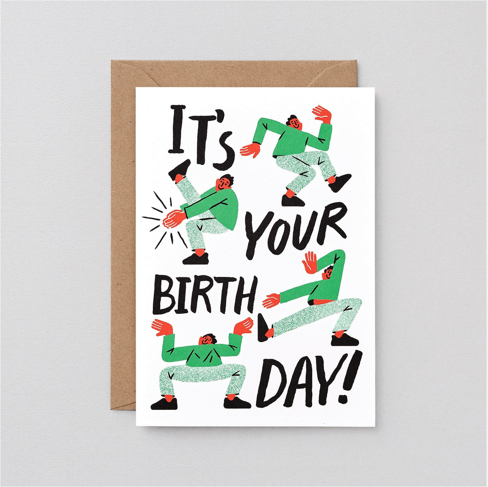 It's your birthday dance Card