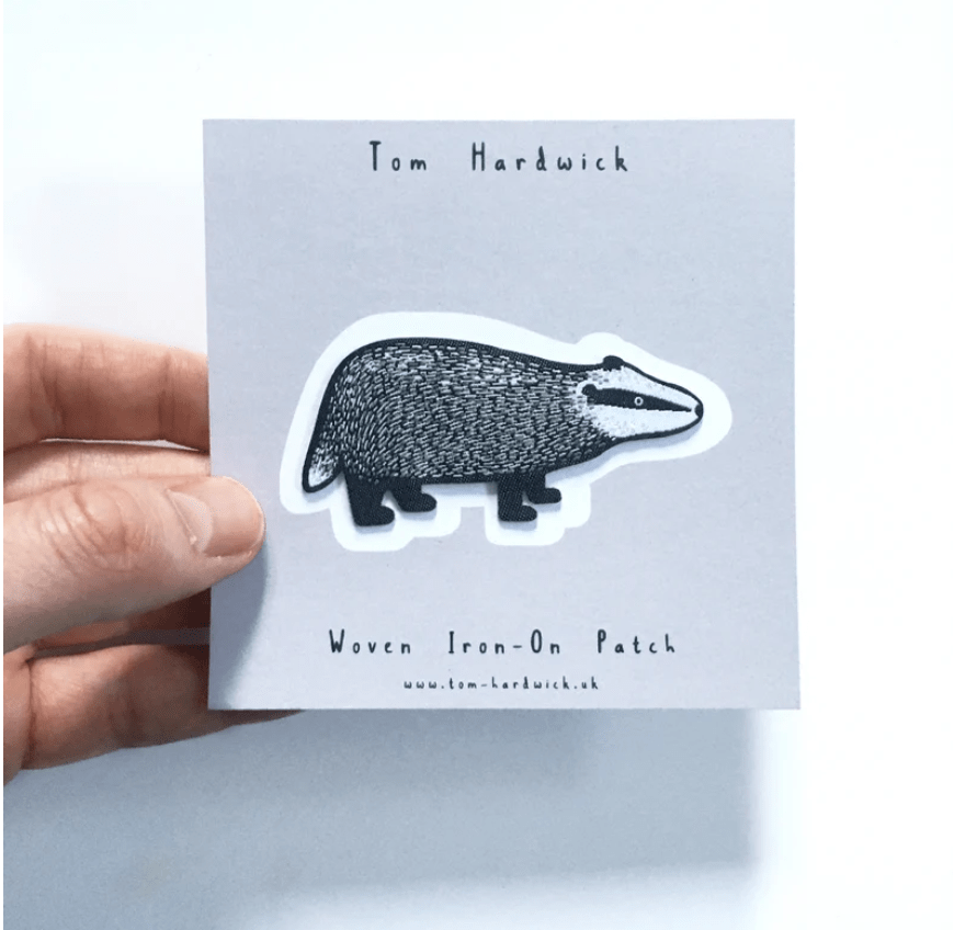 Badger Embroidered Iron-on patch