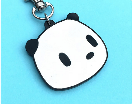 Panda Keyring