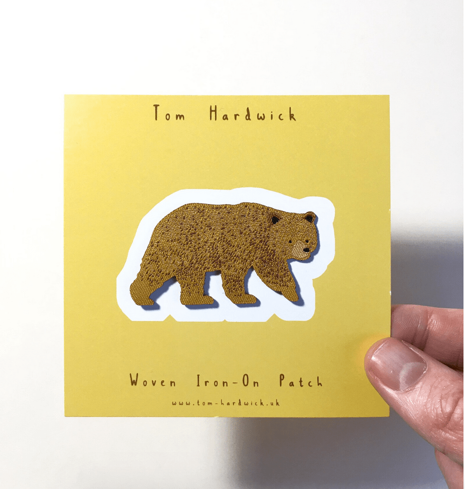Bear Embroidered Iron-on patch