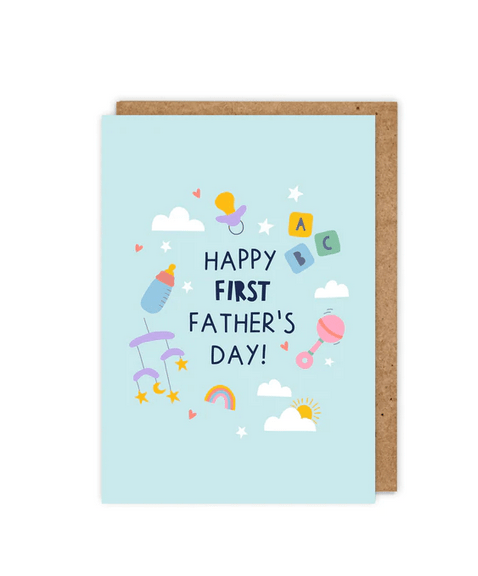 Happy First Father's Day! Card