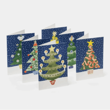 Load image into Gallery viewer, Make your own Christmas cards: Christmas Tree Set (pack of 6)

