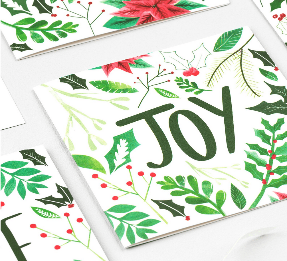 Joy Christmas Card