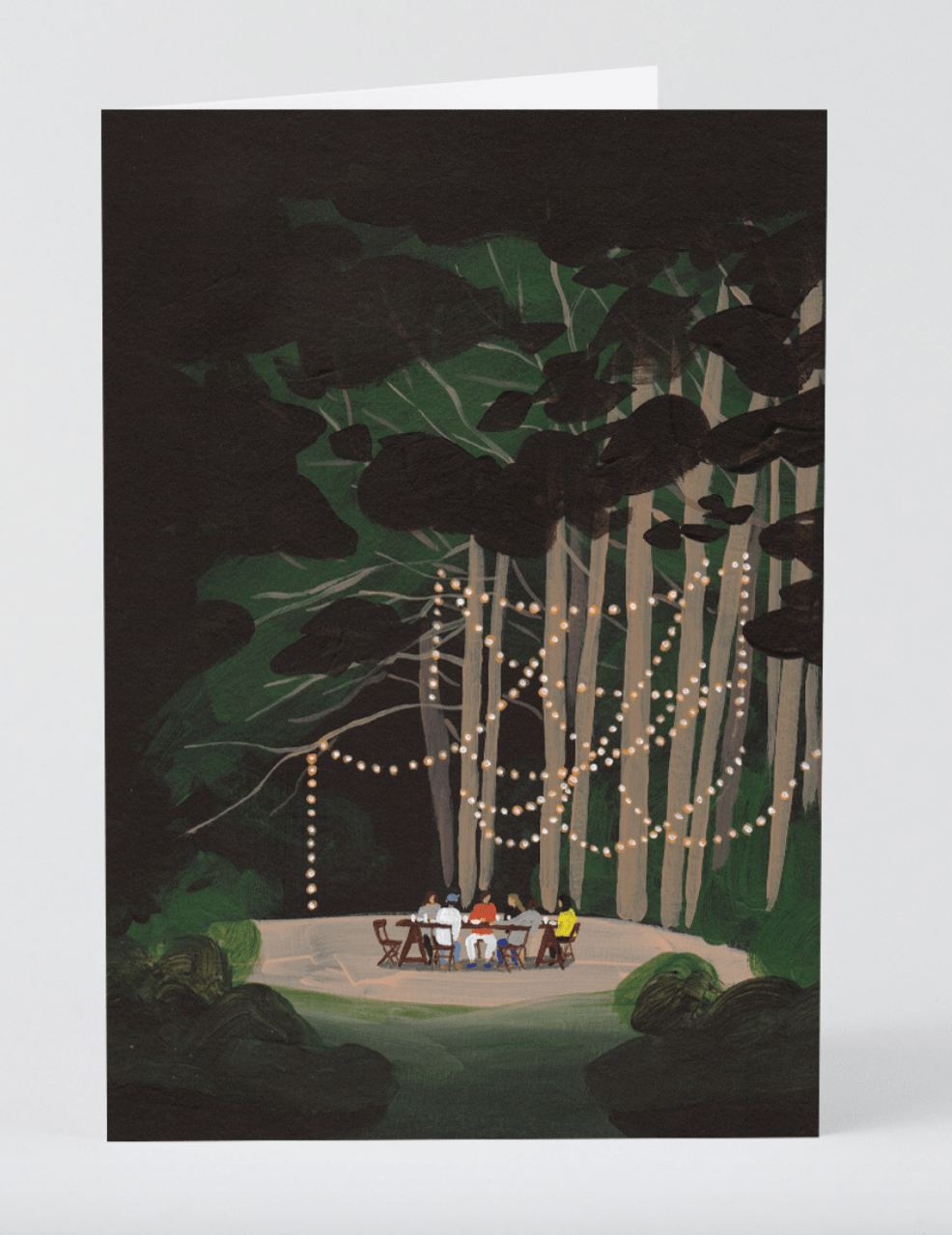Dinner In the Forest Card