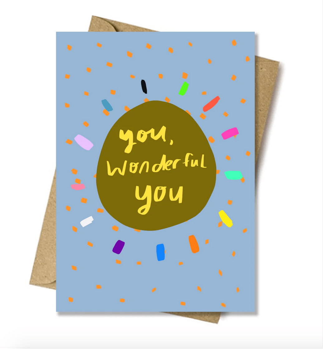 You, wonderful you card