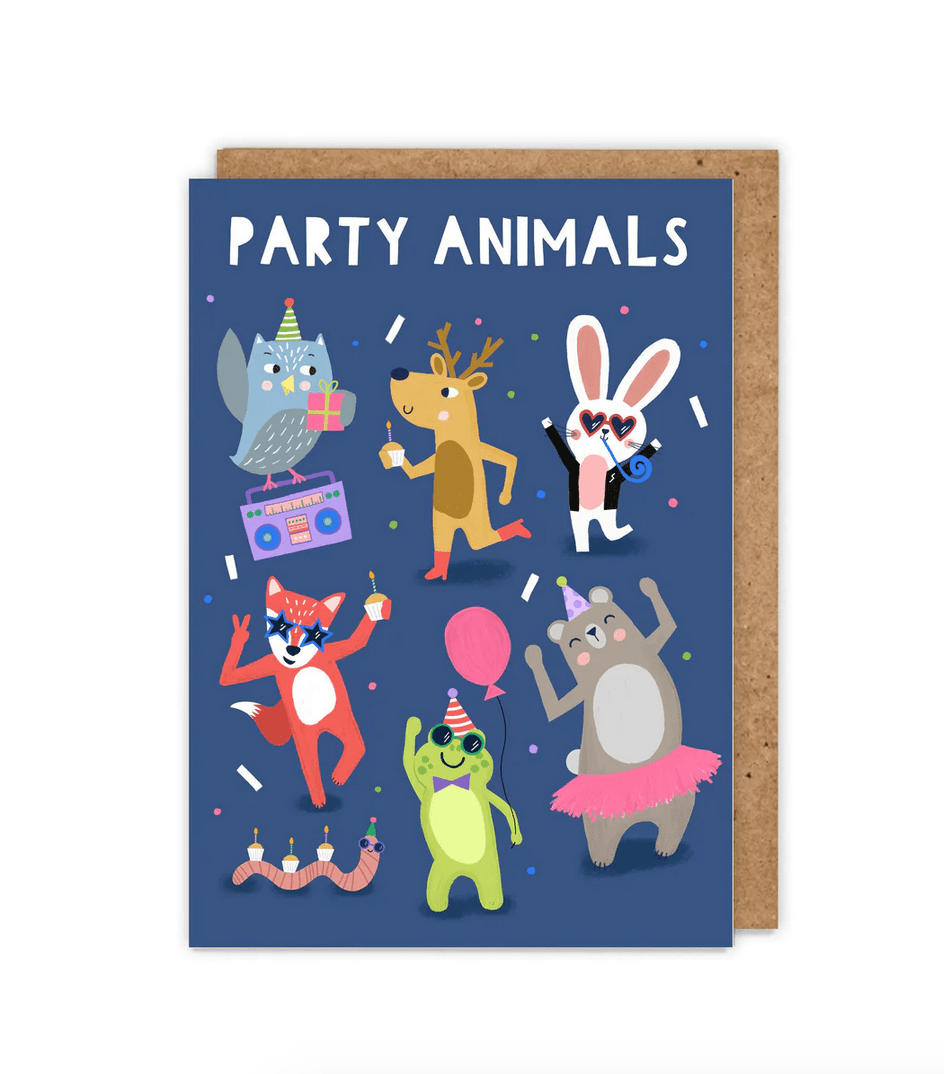 Party Animals! Children's Birthday Card