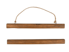 Load image into Gallery viewer, A3 (Portrait) or A4 Landscape Fir Wood Magnetic Poster Hanger
