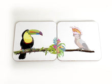 Load image into Gallery viewer, Toucan &amp; Cockatoo Coaster
