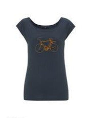 Wire Bike Womans Bamboo T-shirt