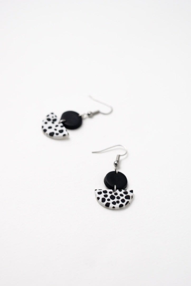Julie: Dalmation Earrings