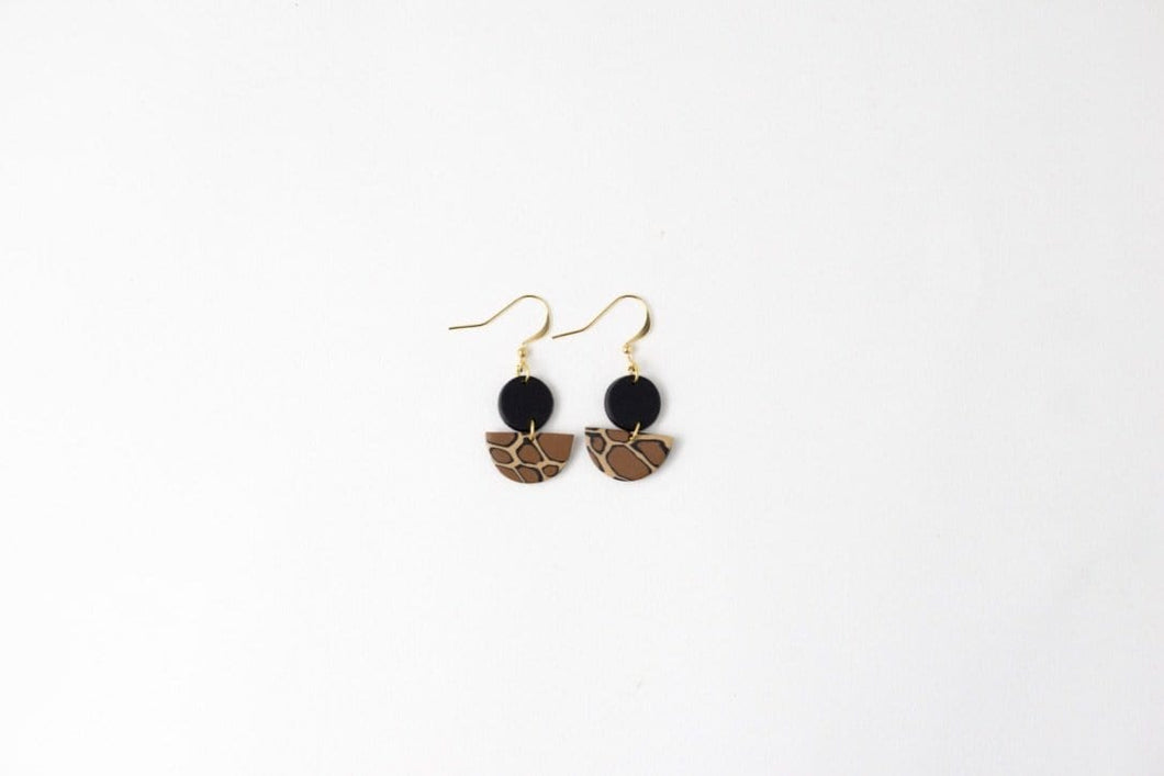 Julie: Leopard Earrings