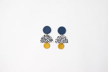 Load image into Gallery viewer, Ella: Dalmatian Stud Earrings
