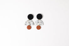 Load image into Gallery viewer, Ella: Washed Marble stud earrings
