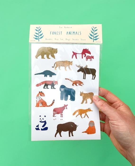 A5 Forest Animals Stickers