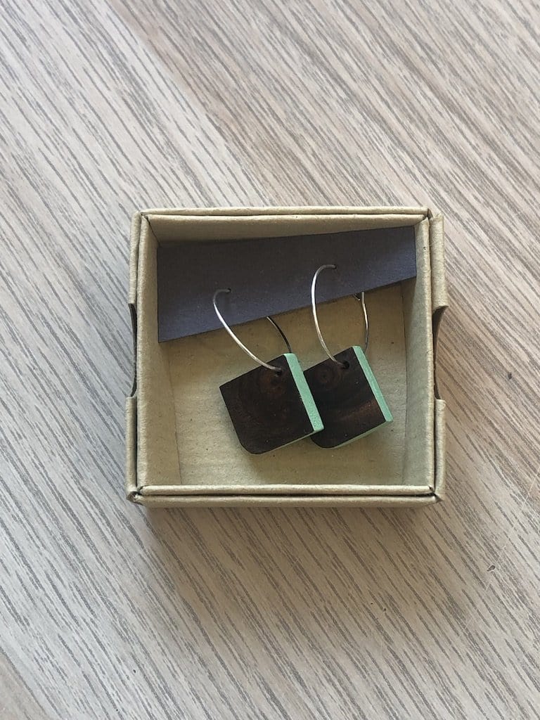Mint Edge Hoops