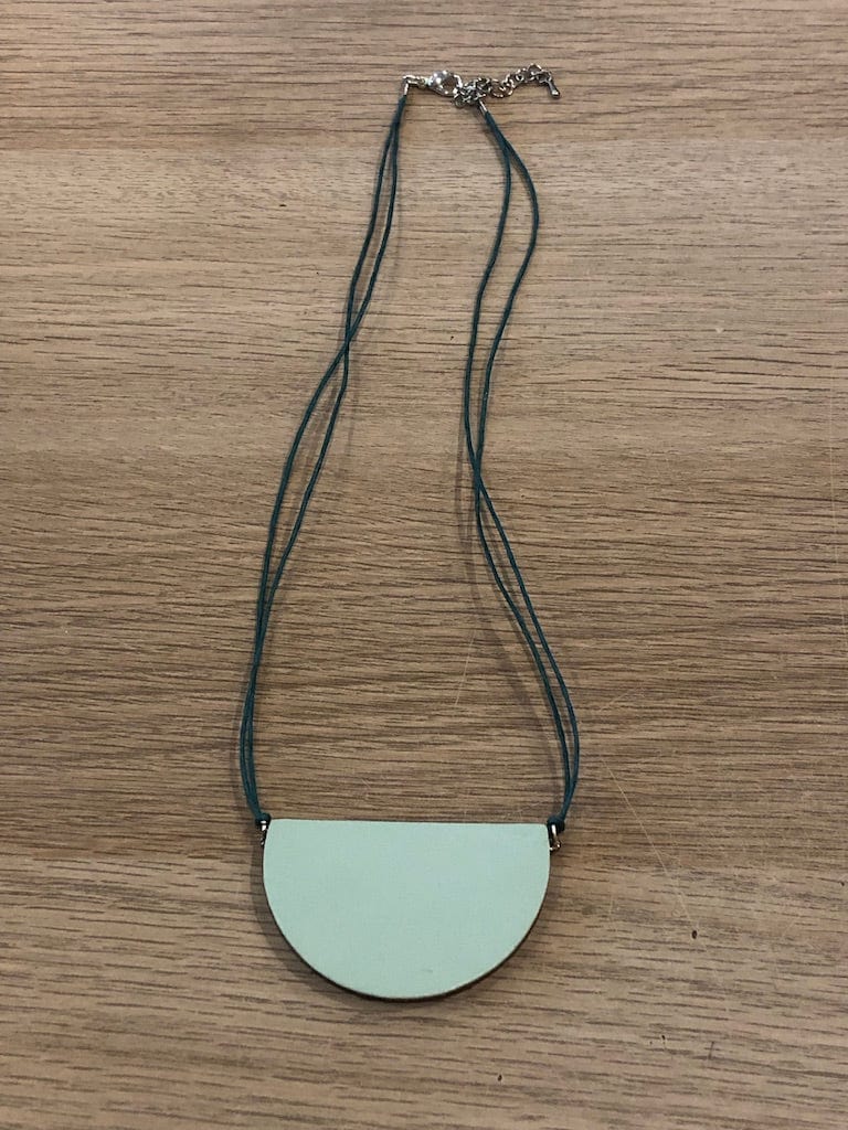 Single Shape Necklace - Blue