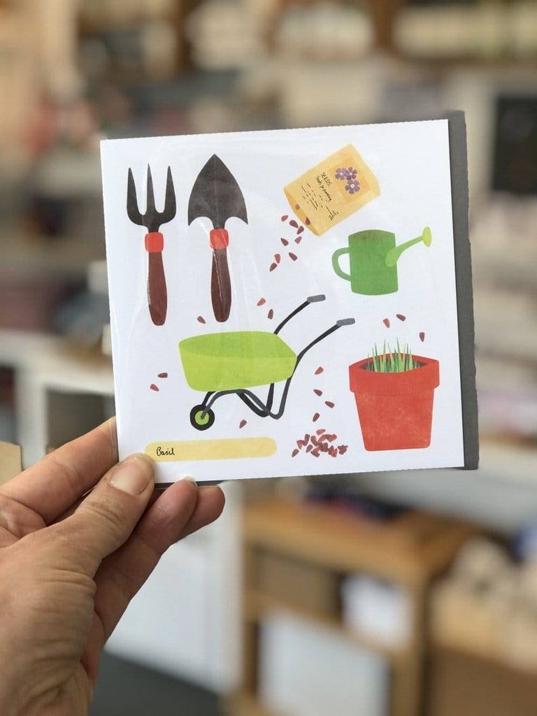 Gardening Tools Card