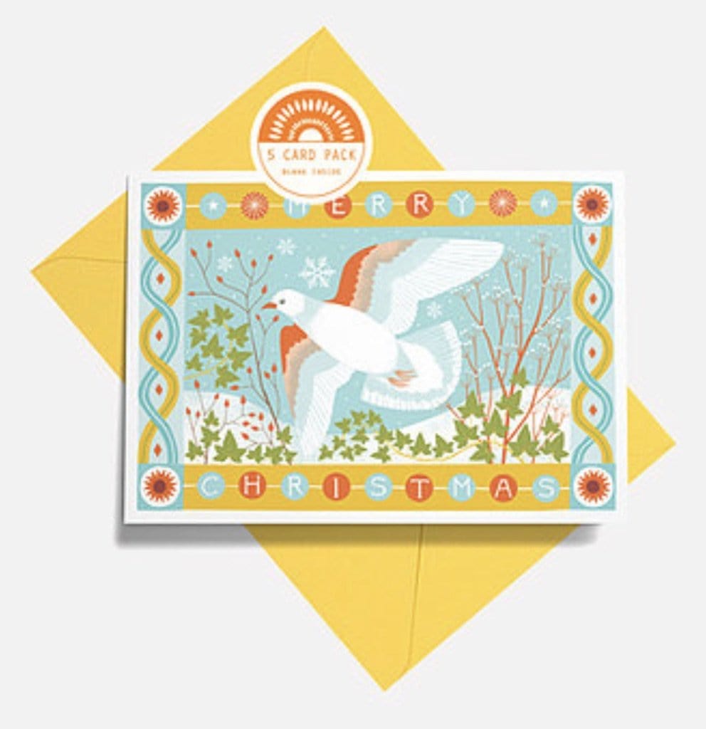 Turtle Dove Christmas Card