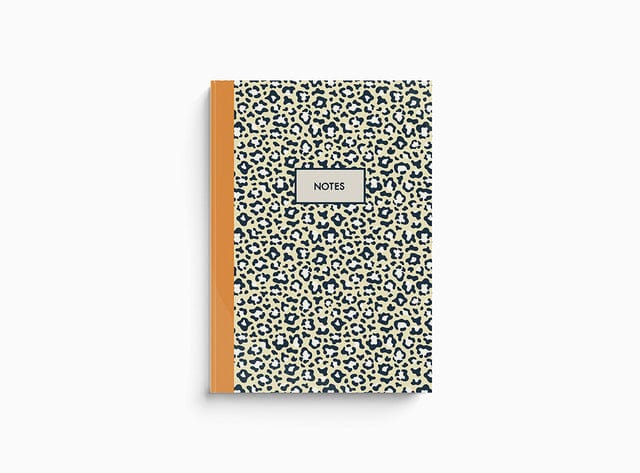 Leopard Print Notebook