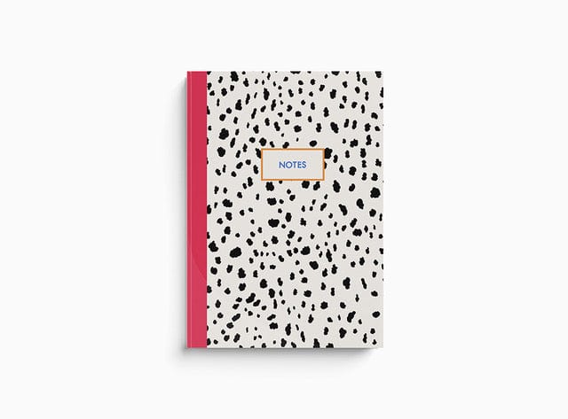 Dalmatian Print Notebook